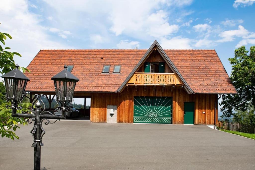 Chalet-Suedsteiermark - Traumhafte Aussicht, Infinity Pool, Privatsphaere, Klima Und De-Luxe Ausstattung Schwanberg Экстерьер фото